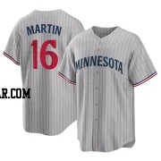 Austin Martin Youth Minnesota Twins Gray Replica Road Jersey