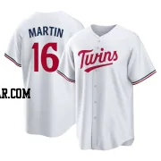 Austin Martin Youth Minnesota Twins White Replica Home Jersey