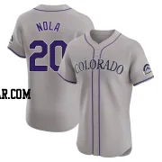 Austin Nola Men's Colorado Rockies Gray Elite Road Jersey