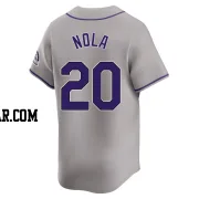 Austin Nola Men's Colorado Rockies Gray Limited Road Jersey