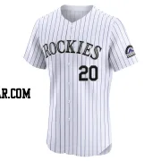 Austin Nola Men's Colorado Rockies White Elite Home Jersey