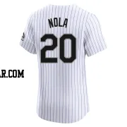 Austin Nola Men's Colorado Rockies White Elite Home Jersey
