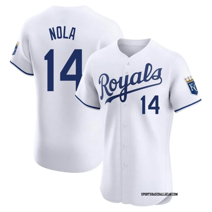 Austin Nola Men's Kansas City Royals White Elite Home Jersey