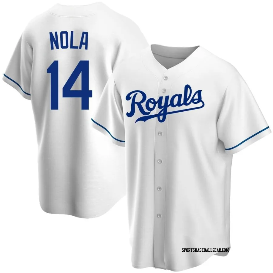 Austin Nola Men's Kansas City Royals White Replica Home Jersey