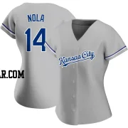 Austin Nola Women's Kansas City Royals Gray Replica Road Jersey