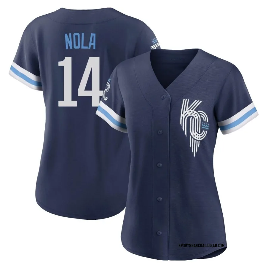 Austin Nola Women's Kansas City Royals Navy Replica 2022 City Connect Jersey
