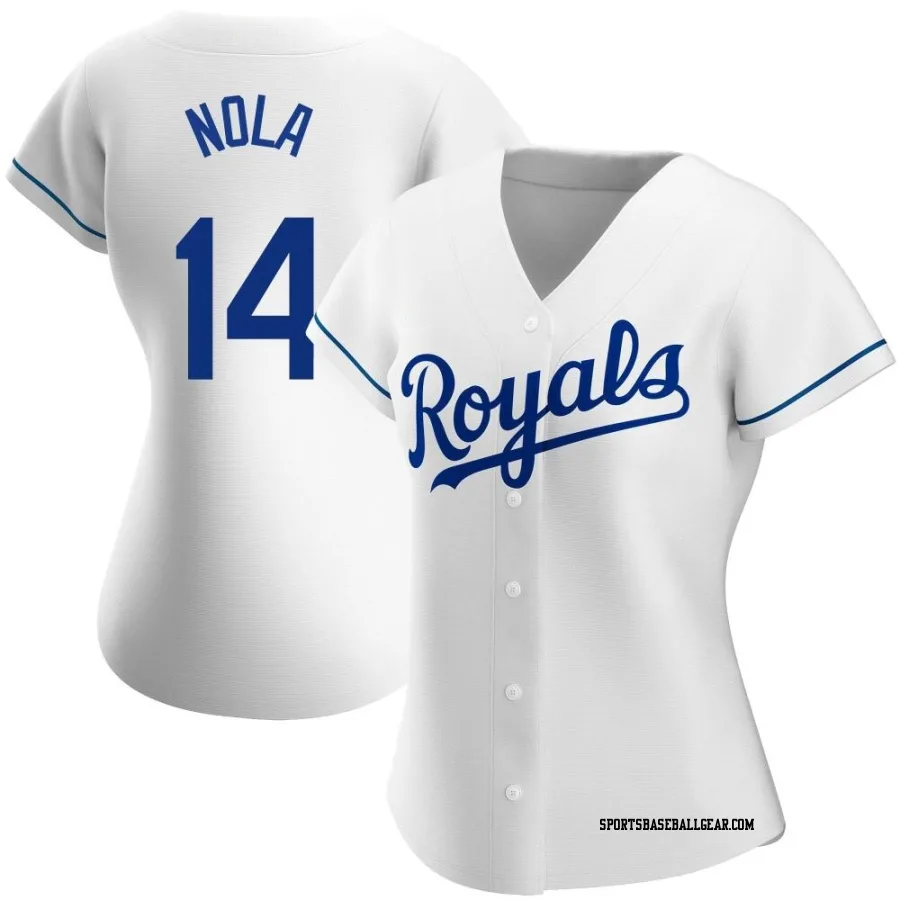 Austin Nola Women's Kansas City Royals White Replica Home Jersey