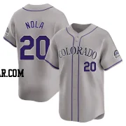 Austin Nola Youth Colorado Rockies Gray Limited Road Jersey