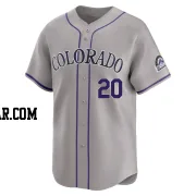 Austin Nola Youth Colorado Rockies Gray Limited Road Jersey
