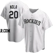 Austin Nola Youth Colorado Rockies White Replica Home Jersey