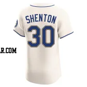 Austin Shenton Men's Seattle Mariners Cream Elite Alternate Jersey