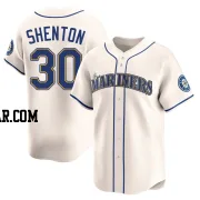 Austin Shenton Men's Seattle Mariners Cream Limited Alternate Jersey