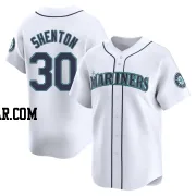 Austin Shenton Men's Seattle Mariners White Limited Home Jersey