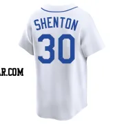 Austin Shenton Men's Seattle Mariners White Limited Throwback Cooperstown Collection Jersey