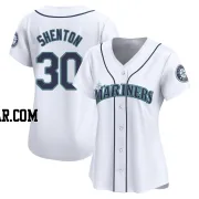 Austin Shenton Women's Seattle Mariners White Limited Home Jersey