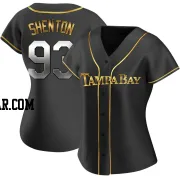 Austin Shenton Women's Tampa Bay Rays Black Golden Replica Alternate Jersey