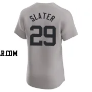 Austin Slater Men's New York Yankees Gray Elite Road Jersey