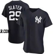 Austin Slater Men's New York Yankees Navy Authentic Alternate Jersey