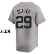 Austin Slater Youth New York Yankees Gray Limited Away 2024 World Series Jersey