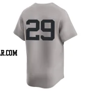 Austin Slater Youth New York Yankees Gray Limited Away 2nd Jersey