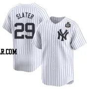 Austin Slater Youth New York Yankees White Limited Yankee Home 2024 World Series Jersey