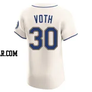 Austin Voth Men's Seattle Mariners Cream Elite Alternate Jersey