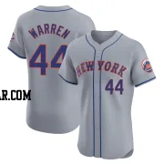Austin Warren Men's New York Mets Gray Elite Road Jersey
