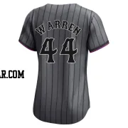Austin Warren Women's New York Mets Limited Graphite 2024 City Connect Jersey