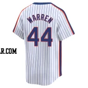 Austin Warren Youth New York Mets White Limited Cooperstown Collection Jersey