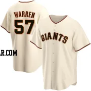 Austin Warren Youth San Francisco Giants Cream Replica Home Jersey