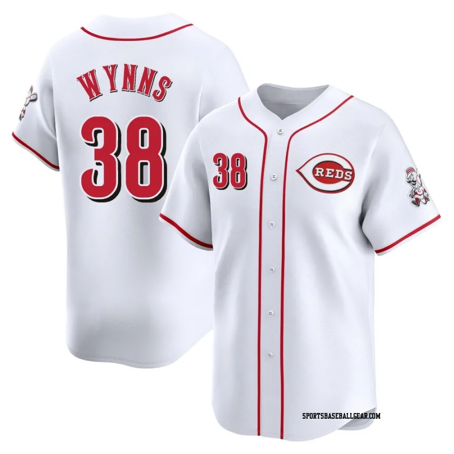 Austin Wynns Men's Cincinnati Reds White Limited Home Jersey