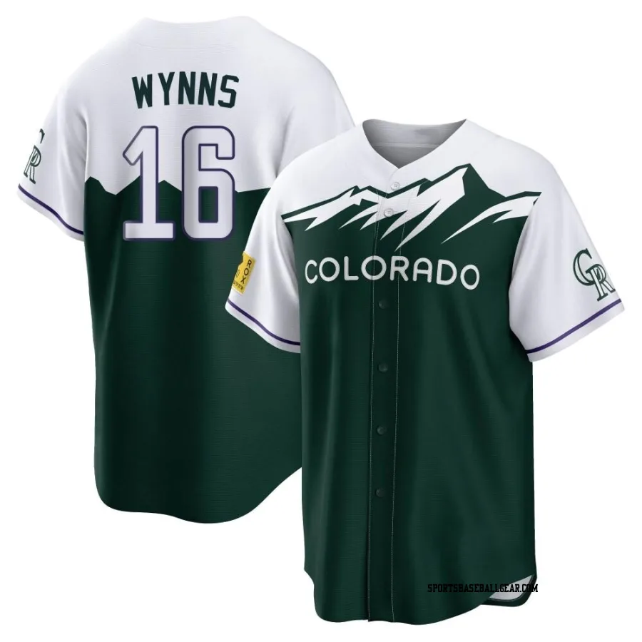 Austin Wynns Men's Colorado Rockies Green Replica 2022 City Connect Jersey