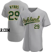 Austin Wynns Men's Oakland Athletics Gray Authentic Road Jersey