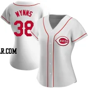 Austin Wynns Women's Cincinnati Reds White Replica Home Jersey