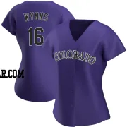 Austin Wynns Women's Colorado Rockies Purple Replica Alternate Jersey