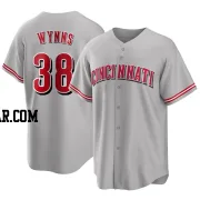 Austin Wynns Youth Cincinnati Reds Gray Replica Road Jersey