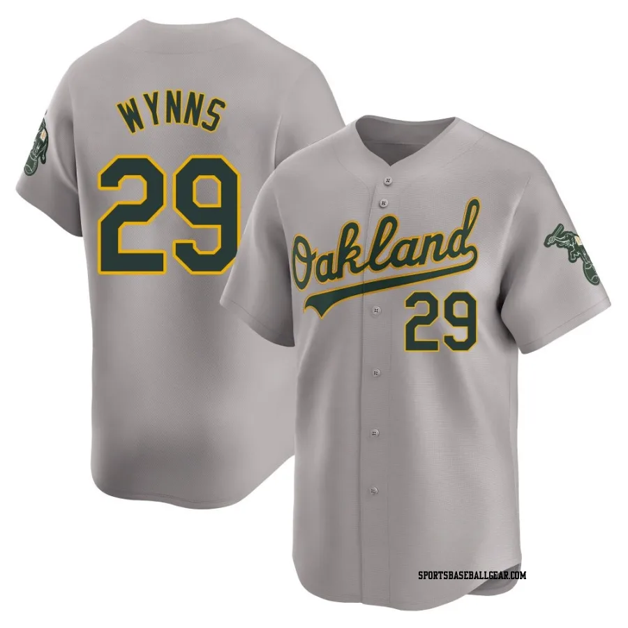 Austin Wynns Youth Oakland Athletics Gray Limited Away Jersey