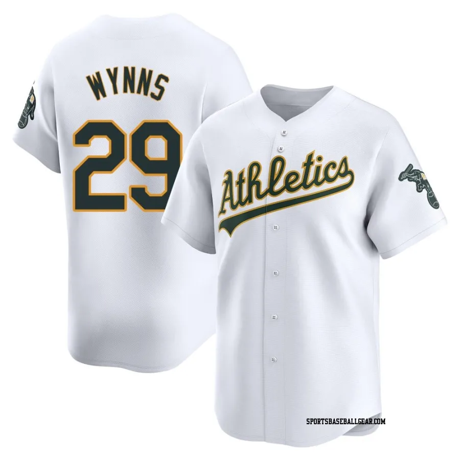 Austin Wynns Youth Oakland Athletics White Limited Home Jersey