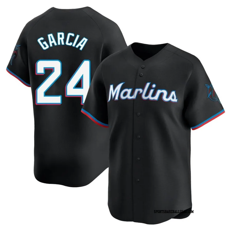 Avisail Garcia Men's Miami Marlins Black Limited Alternate Jersey