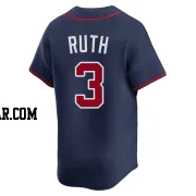 Babe Ruth Men's Atlanta Braves Navy Limited Alternate Jersey
