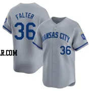 Bailey Falter Men's Kansas City Royals Gray Limited Away Jersey