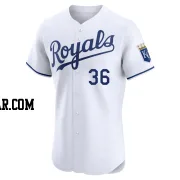 Bailey Falter Men's Kansas City Royals White Elite Home Jersey