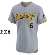 Bailey Falter Men's Pittsburgh Pirates Gray Elite Road Jersey