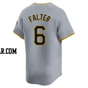 Bailey Falter Men's Pittsburgh Pirates Gray Limited Away Jersey