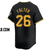 Bailey Falter Youth Pittsburgh Pirates Black Limited Alternate Jersey