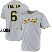 Bailey Falter Youth Pittsburgh Pirates Gray Replica Road Jersey