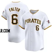 Bailey Falter Youth Pittsburgh Pirates White Limited Home Jersey