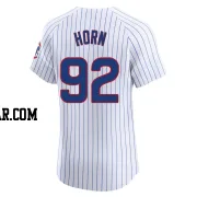 Bailey Horn Men's Chicago Cubs White Elite Home Jersey