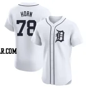Bailey Horn Men's Detroit Tigers White Elite Home Jersey
