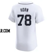 Bailey Horn Men's Detroit Tigers White Elite Home Jersey